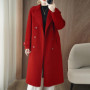 New 100 Cashmere Coat, extra Long, Classic, Fashionable And Versatile Jacket For Women