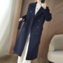 New 100 Cashmere Coat, extra Long, Classic, Fashionable And Versatile Jacket For Women