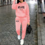 2026 Spring Autumn Women's Sets 2pcs Hoodies Pants Suit Sports Outfits Letter Print Aesthetic Clothes Ladies Tracksuit Pant Sets