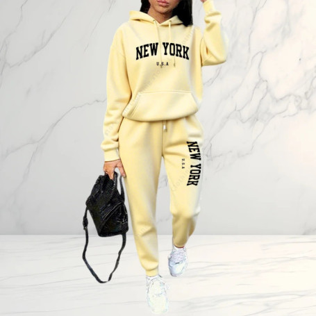 2026 Spring Autumn Women's Sets 2pcs Hoodies Pants Suit Sports Outfits Letter Print Aesthetic Clothes Ladies Tracksuit Pant Sets