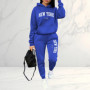 2026 Spring Autumn Women's Sets 2pcs Hoodies Pants Suit Sports Outfits Letter Print Aesthetic Clothes Ladies Tracksuit Pant Sets
