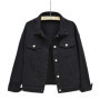 Pink Denim Jacket Women's Spring Autumn Single-breasted Lapel Coat Fashion Green Black Red Blue Outerwear Female Jean Overcoat