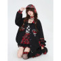 Kimutomo Women Jackets Patchwork Plaid Autumn Winter Loose Outwear Baseball Tops Vintage Y2k Harajuku Grunge Coats Female