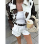 Elegant Print Short Jacket Women Retro Lapel Zippers Long Flare Sleeve Female Outwear 2025 Autumn Fashion Lady Streetwear