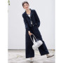 VIMLY Women's Tracksuit 2026 Spring New Utility Cargo Style Printed Tank Top Hooded Jacket Wide Leg Pant Set 3 Piece Woman 30723