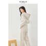 VIMLY Women's Tracksuit 2 Piece Pant Sets 2026 Spring New in Matching Set Zip-up Cropped Hoodie Jacket Wide Leg Sweat Pant Women