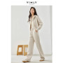 VIMLY Women's Tracksuit 2 Piece Pant Sets 2026 Spring New in Matching Set Zip-up Cropped Hoodie Jacket Wide Leg Sweat Pant Women
