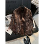 New Chinese Style Heavy Sequin Velvet Button Coat for Women Elegant V-Neck Slim Loose Slim Trendy High-End Coat Female