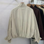 Korean Short Stand-up Collar Jacket Women's Loose Windbreaker Coat Spring Autumn Leisure Tooling Jacket Coat Female Overwear Top