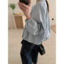 Korean Style Solid Color Women's Coat Loose High Street Spring Bomber Jacket Coat Women’s Fashion Clothing