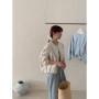 Korean Style Solid Color Women's Coat Loose High Street Spring Bomber Jacket Coat Women’s Fashion Clothing