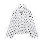 Talenza Pink Polka Dot Jacket: Women's Fashion Retro Bow Lace-up Loose Coats New Casual Commuter High-Street Women's Outerwear