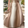 Plus Size Satin Evening Dress for Women's Off Shoulder Puff Sleeve Solid Elegant Cocktail Wedding Guest Maxi Dresses