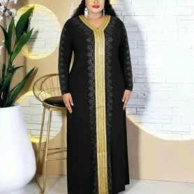 Dubai African Muslim Fashion Dress Caftan Marocain Evening Party Dresses Chiffon Boubou Robe Djellaba Femme Abayas For Women