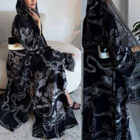 2026 Eid Mubarak Ramadan Open Abaya Women Muslim Dress Jilbab Kebaya Islamic Clothing Kaftan Robe Hijab Dresses Fashion Abayas