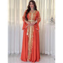 Eid Muslim Party Dress for Women Abaya Emboridery Jalabiya Morocco Dresses Abayas Kaftan Abaya Islam Vestidos Arab Long Robe