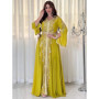Eid Muslim Party Dress for Women Abaya Emboridery Jalabiya Morocco Dresses Abayas Kaftan Abaya Islam Vestidos Arab Long Robe