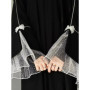 Muslim Abaya Women Lace Sleeve Elegant Nida Black Abaya Dubai Modest Dresses Morocco Kaftan 2025 EID Cardigan Summer Long Robe