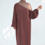Robe Women Long Loose Maxi Dress Turkey Dubai Nursing Dress Abaya Robe Muslim