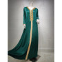 Eid Satin Abaya Dubai Jalabiya Muslim Dress Turkey Islam Robe Longue Djelaba Femme Musulman Dresses for Women Kaftan Marocain