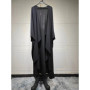 Ramadan Sequin Open Abayas for Women Muslim Dress Islam Jalabiya Eid Djellaba Kebaya Turkey Kaftan Kimono Cardigan Arabic Robe