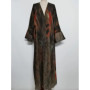 Eid Abaya Women Print Cardigan Dress Muslim Autumn Dubai Vestidos Largos Long Kaftan Arab Robe Party Caftan Jalabiya Ramadan