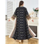 Muslim Modest Two Pieces Prom Dress Black Gold Colorful Embroidery Abaya Turkish Kaftan Maxi Robe For Women Formal Occasions