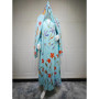 Eid Scarf Abaya Women 2 Piece Set Elegant Muslim Jalabiya Long Cardigan Dress Dubai Style Morocco Caftan for Ramadan Party Arab