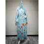 Eid Scarf Abaya Women 2 Piece Set Elegant Muslim Jalabiya Long Cardigan Dress Dubai Style Morocco Caftan for Ramadan Party Arab
