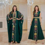 2025 Eid Muslim 2 Piece Set Women Embroidery Dresses Open Abaya Suit Jalabiya Ramadan Dubai Kaftan Party Vestidos Cardigan Robe