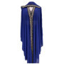 Abaya Morocco Kaftan Dubai Hooded Maxi Dress Bat Sleeve Farasha Kaftan Muslim Women African Open Kimono Boubou Evening Dresses