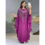 Abayas For Women Dubai Luxury 2025 Chiffon Boubou Muslim Fashion Dress Caftan Marocain Wedding Party Occasions Djellaba Femme