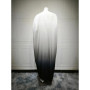 Eid Mubarak Gradient Abaya Women Fashion Muslim Dress Jilbab Kebaya Kaftan Robe Ramadan Abayas with Hijab Niqab Islamic Clothing
