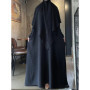 Long Khimar Dress Women Eid 2 Piece Set Musulman Ensembles Ramadan Muslim Abaya Prayer Garment Saudi Prayer Dress Niqab Jilbab