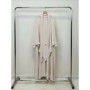 Long Khimar Dress Women Eid 2 Piece Set Musulman Ensembles Ramadan Muslim Abaya Prayer Garment Saudi Prayer Dress Niqab Jilbab