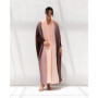 Miyake Folds 2024 Summer Loose Plus-size Temperament Sunscreen Women Wear A Stylish Gradual Color Scarf Trench Coat