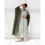 Miyake Folds 2024 Summer Loose Plus-size Temperament Sunscreen Women Wear A Stylish Gradual Color Scarf Trench Coat