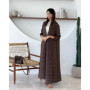 Miyake Folds 2025 Spring New Fashion Trench Coat Retro Design Loose Cardigan Luxury Robe Ladies