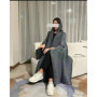Miyake Folds 2025 Spring New Fashion Trench Coat Retro Design Loose Cardigan Luxury Robe Ladies