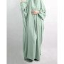Muslim Prayer Garment Dress Wp,em Women Hijab Dress Abaya Hooded Long Khimar Jilbab Burka Eid Abayas Gown Eid Niqab Ramadan