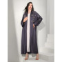 Eid Ramadan Abaya Women Muslim Dress Jilbab Kebaya Islamic Clothing Kaftan Robe Beaded Diamond Evening Dresses Fashion Abayas