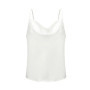 White Basic Women Silk-Like Satin Tops Vest Summer Sexy Camis Tank For Ladies Strappy Camisole Top Shirts Grunge Femme Clothes