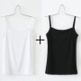 Solid Color Tank Tops soft Cotton Spaghetti Strap Crop Tops Summer Casual Camisole Sleeveless Basic Vest Summer women Tops
