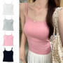 Lace Undershirt With Bra Pads Sweet Underwear Beauty Back Strappy Tank Tops Slim Inner Wear Summer Women's Outside Versatile