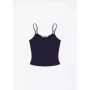 Tank Summer Women's Solid Color Slimming Elastic Fitness Camisole Basic Sports Bra Skin-Friendly Yoga Top