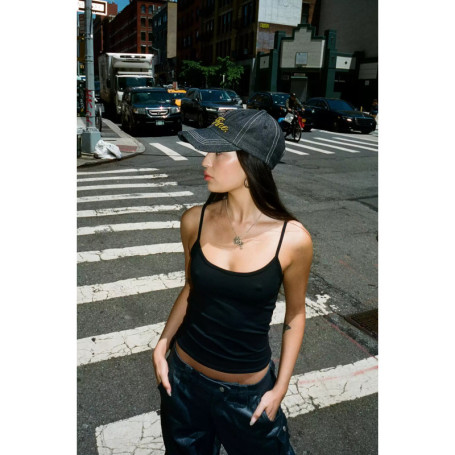 Tank Summer Women's Solid Color Slimming Elastic Fitness Camisole Basic Sports Bra Skin-Friendly Yoga Top