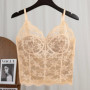 1pcs Women Lace Straps Vest Lady Inside Wear Camisoles With Padded Underwear Female Sexy Tank Top Girl Fashion French Style Tops