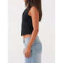 Women Button Down Tank Tops Casual Ribbed Sleeveless Crop Vest Tops Going Out Tops Open Front Fit Dressy Top