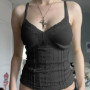 Sexy Patchwork Lace Trim Camis Top Sweet Casual Slim Solid V-Neck Sleeveless Tank Tops Women 2023 Summer Streetwear Lady