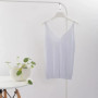 6 Colors Sleeveless Bright Silk Women Tank Tops Sexy Female Knitted V-Neck Camisole Club Girls Camis Thin Shiny Glitter Bling